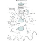 Manual Pacific Steamex Top Vac Canister Vac
